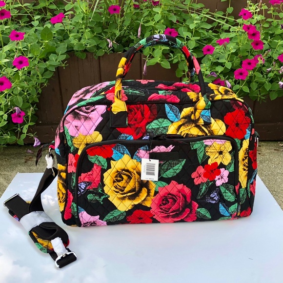 vera bradley havana rose weekender